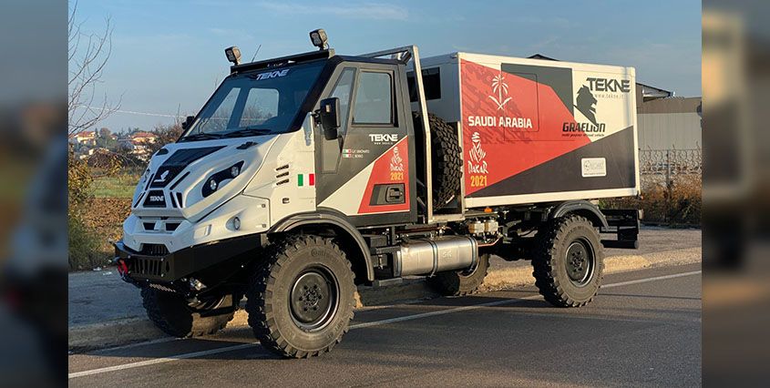 Итальянский грузовик GRAELION испытают «Дакаром»